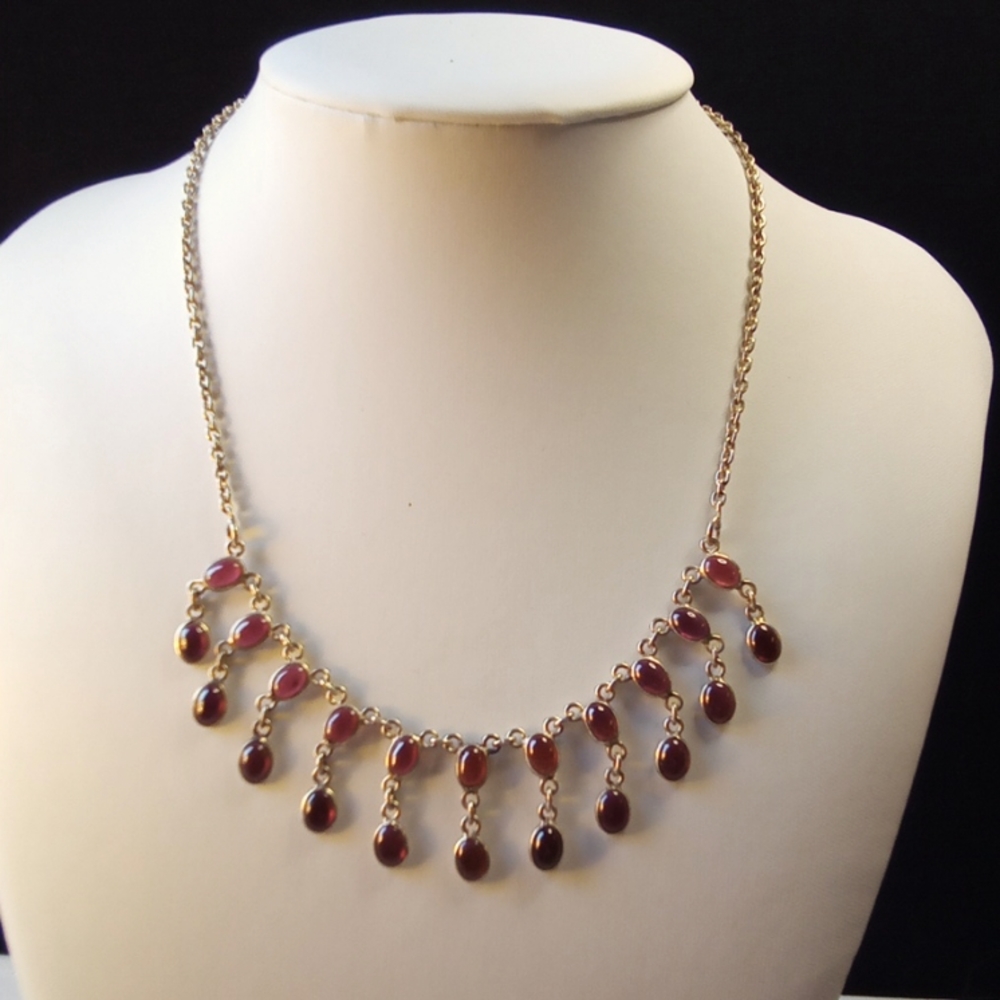 Genuine Red Ruby In Sterling Silver - image 1